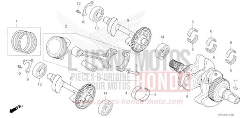 VILEBREQUIN/PISTON NSS750S de 2025